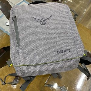 Osprey light grey laptop backpack - like new